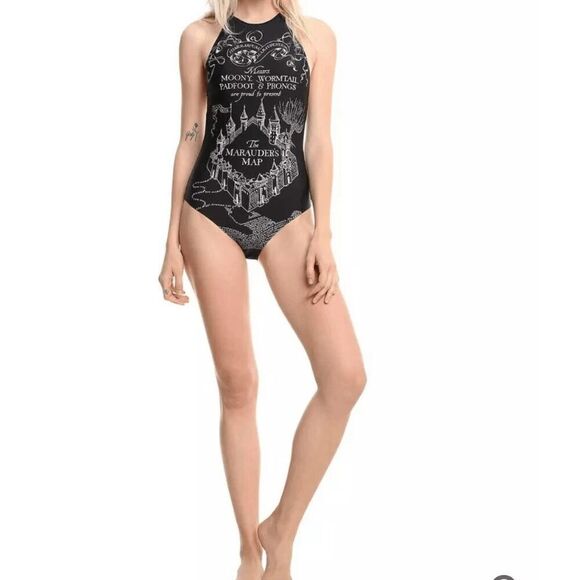 Harry Potter Marauder's Map Swimsuit - Picture 13 of 16